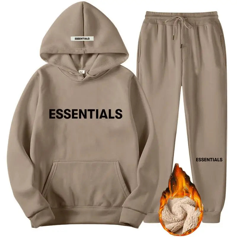 Essentials hoodie and sweatpants