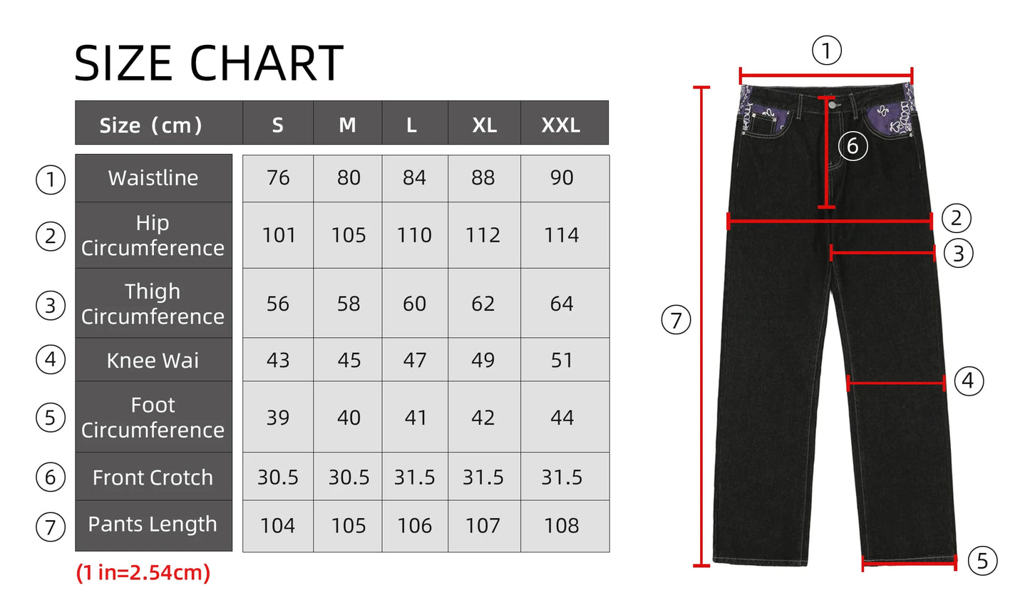 Men's Y2k Jeans Cashew Flowers Purple Streetwear Casual Pants Punk Hip Hop Letter Print Baggy Harajuku Straight Denim Trousers