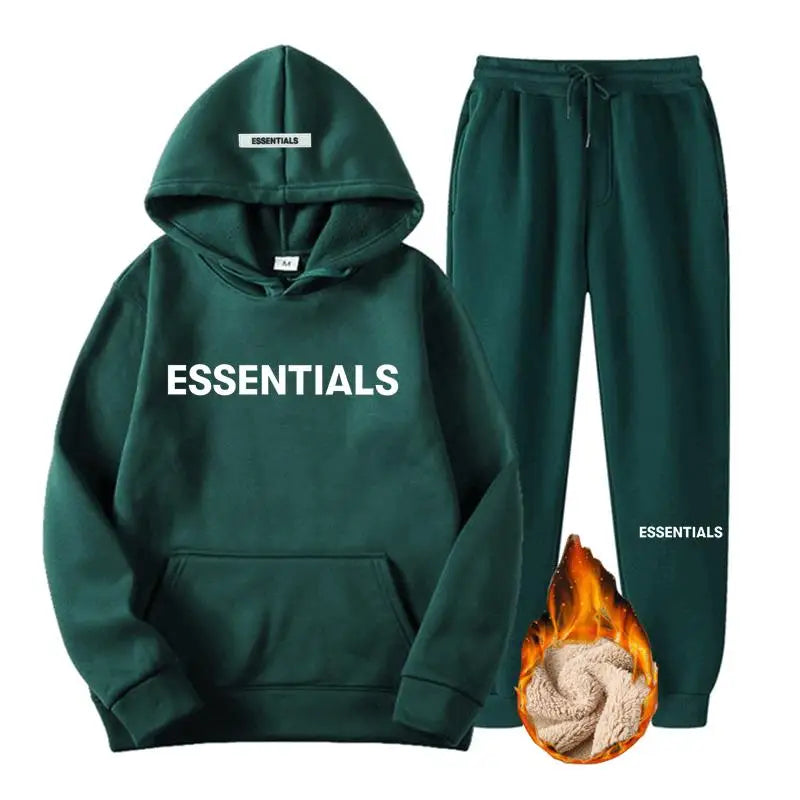 Essentials hoodie and sweatpants