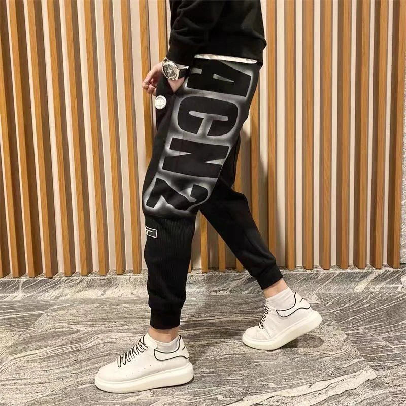 Autumn mens casual sweatpants fashion