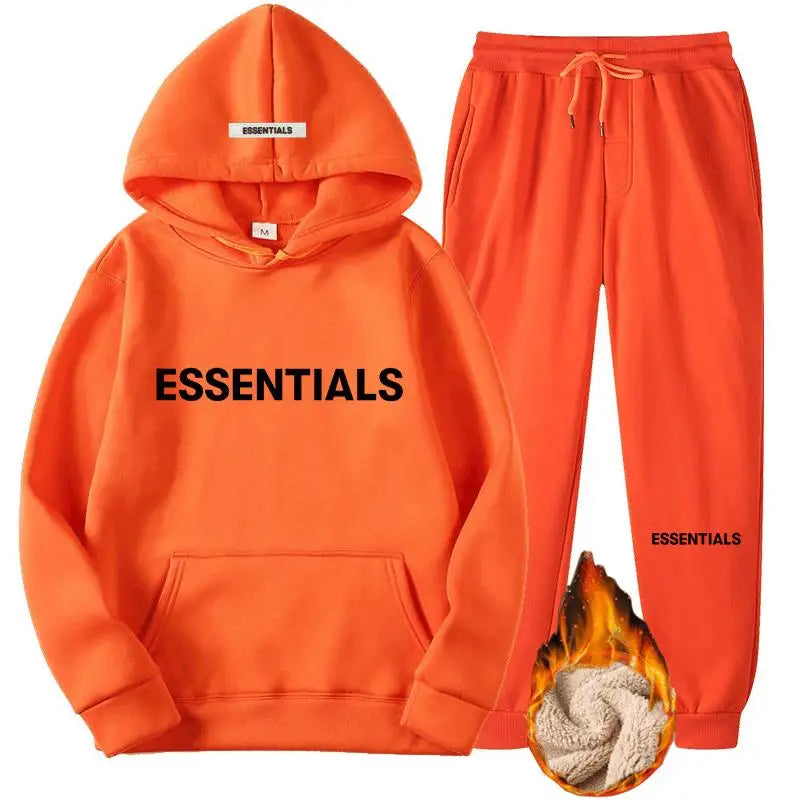 Essentials hoodie and sweatpants