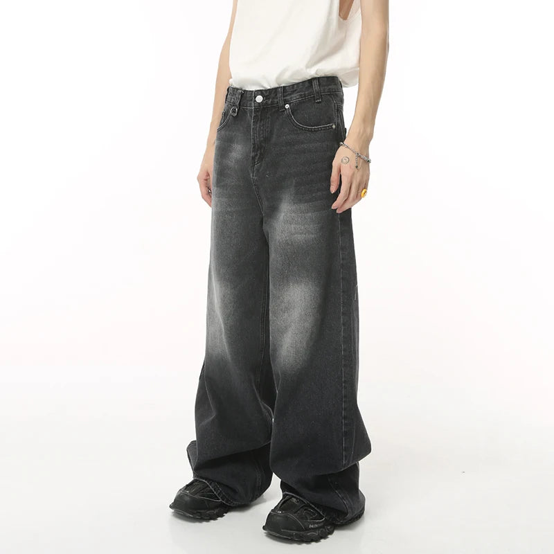 Vintage men's baggy denim pants